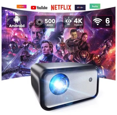 1080p nativer Android-Projektor 1920*1080p Unterstützung 4k Bluetooth Wifi - Bild 1 von 4