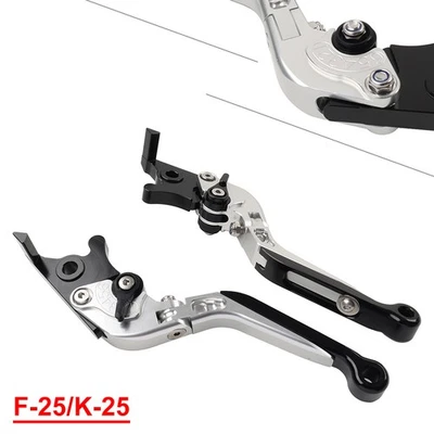 CNC Folding Extendable Brake Clutch Levers For Kawasaki Ninja  250 125 Z125 Z250 - Image 1 of 4