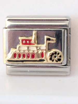 Auténtico Zoppini Clásico Italiano Cham 9mm Mississippi Steam Boat Rueda R13 Foto 1 de 4