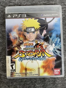 Naruto Shippuden Ultimate Ninja Storm Generations PS3 Complete CIB Fighting Game - Picture 1 of 6