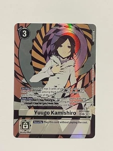 Digimon TCG YUUGO KAMISHIRO BT22-094 SP U - ENG ENGLISH - Picture 1 of 2