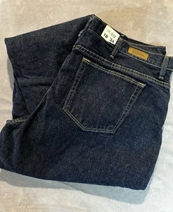 Cabelas Womens Flannel Lined Jeans Size 18 Long Dark Wash - Picture 1 of 8