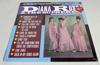 DIANA ROSS & THE SUPREMES LP. 1983 MOTOWN MOT-2835 Record. In Shrink Foto 1 de 4