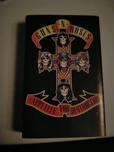 Original Vintage 1987 Guns n Roses Appetite For Destruction Cassette Tape - Picture 1 of 7