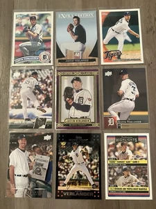Justin Verlander 9 Card Lot. Assorted Early Career Player & insert Cards. - Picture 1 of 1