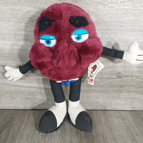 Vintage California Raisins Plush 1988 Acme Applause Collectible NWT 9" Cover