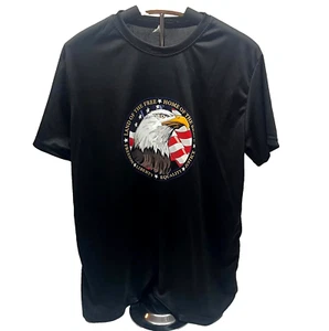 MAGA Home of the Brave Bald Eagle T Shirt Size Large American Heros - Picture 1 of 4