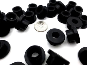 Rubber Bushing - Fits 1/2" Hole, Has 5/16" Thru Hole - Durable! Free Shipping! - Picture 1 of 12