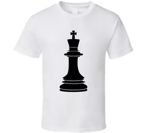 King Chess Piece Board Game Fun Cool Fan T Shirt - Picture 1 of 2