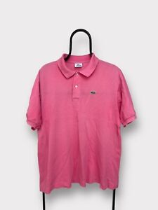 Camisa polo para hombre Lacoste algodón manga corta blanca esencial informal auténtica