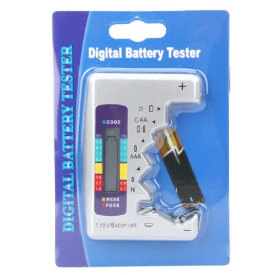 Digital Battery Tester Battery Capacity Detector Checker Measuring Tool 90x60mm - Image 1 of 4