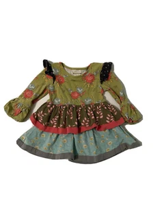 Girls Matilda Jane 4t Frills And Fauna Ruffle Tee Size 4 - Picture 1 of 12