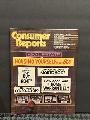 1981 July Consumer Reports Magazine, Real Estate (MH610) - Image 1 of 2