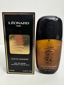 LEONARD PARIS POUR HOMME 3.4 FL. OZ. (100ML) EDT SPRAY NEW W BOX DISCONTINUED - Picture 1 of 3