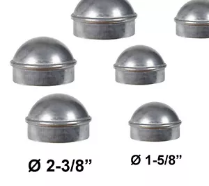 Cappuccio cancello a collegamento catena in alluminio OD 1-5/8"" o 2-3/8"" tappo postale 8pk / 4pk / 2pk - Foto 1 di 1