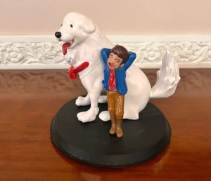 Belle e Sebastien Anime 16 cm Action Figure Resina fanart DIPINTO A MANO ANNI 80 - Picture 1 of 3