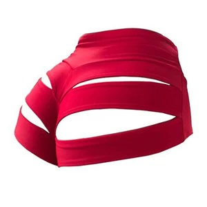 Women Plus Size Comfy Cool Underwear Booty Shorts Cotton Stretch Panties Red 4XL - Picture 1 of 6