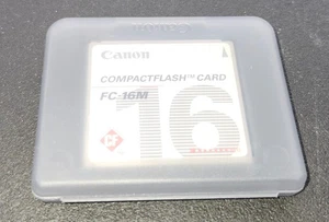 Canon 16MB FC-16M Megabyte Compact Flash Memory Card - Tested - Photo 1 sur 5