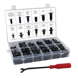 85520 240-Piece Universal Push Pin Retainer Kit with Removal Tool - Picture 1 of 3