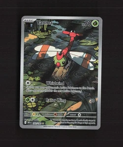 Tarjeta Pokémon holográfica ultra rara arte completo Yanma 183/182 Destined Rivals casi nueva - Imagen 1 de 10