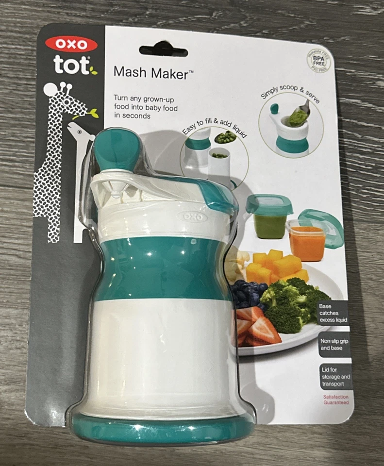 Oxo Tot Mash Maker Baby Food Mill Dishwasher Safe