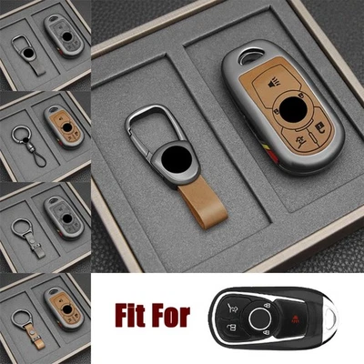 Zinc Alloy Leather Car Key Case Cover For Buick Envision LaCrosse Encore Enclave - Image 1 of 4