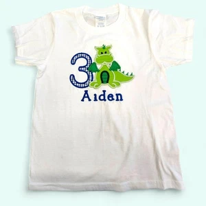 Dragon shirt, Dragon personalized boys shirt, Birthday dragon boys shirts, Drago - Picture 1 of 3