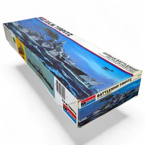 1977 Monogram D.K.M. Tirpitz German Battleship 1:618 Scale Kit #3009 *New Model  - Picture 1 of 9