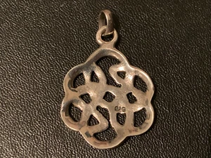 Sterling Silver Abstract Pendant - Picture 1 of 3