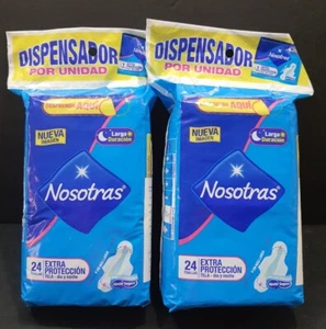 Nosotras Saba Sanitary Pads 48 Toallas sanitarias super offer hurry won't last!! - Picture 1 of 2