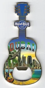 Abridor de botellas abridor de botellas imán Hard Rock Café Dubai V20 NUEVO - Imagen 1 de 1