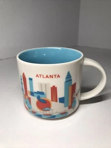 Starbucks YAH Atlanta You Are Here Collection Mug 2015 14oz - Imagen 1 de 6