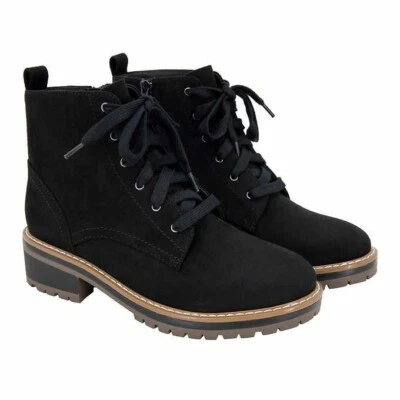 Kensie Ladies' Lace up Boot Color:( BLACK) SIZE:(9) - Изображение 1 из 4