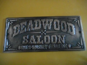DEADWOOD SALOON niñas - whisky - juegos de azar - Imagen 1 de 2