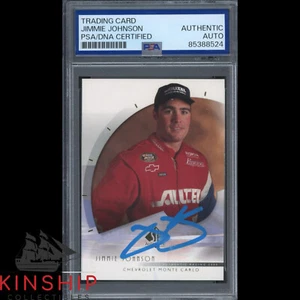 Jimmie Johnson signed 2000 Upper Deck SP Rookie Card PSA DNA Slab NASCAR C4023 - Picture 1 of 1