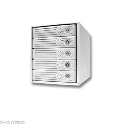 Triple Bay 5x SCA HDD 5 in 3 RAID Module SI-0357C Backplane. Beige. - Image 1 of 3