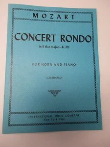 W.A. Mozart Concert Rondo in E Flat Major K 371 for Horn and Piano Sheet Music - Picture 1 of 4