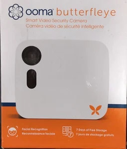 Ooma Butterfleye Smart Video Security Camera - White READ THE DESCRIPTION  - Picture 1 of 2