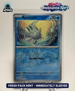 Remoraid 033/182 Pokémon Holo Inverso JCC: Paradox Rift ¡COMO NUEVO ENVIADO HOY! - Imagen 1 de 2