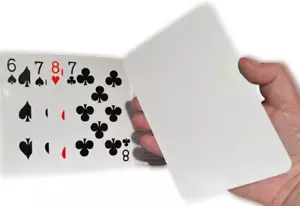 Komödie JUMBO LEERER GEDANKE lustige mentale Magie Spielkarten Trick Geist Gag Set - Bild 1 von 11