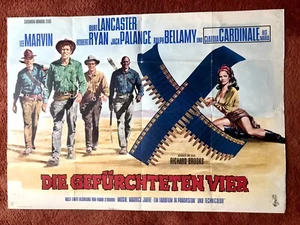 Die Gefürchteten Vier Kinoplakat Poster A0, 84x119, Claudia Cardinale, Lancaster - Bild 1 von 3