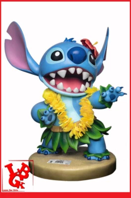 STITCH HULA Statue Beast Kingdom Disney 38CM Sideshow Lilo MASTER CRAFT # Neuf # - Photo 1/4