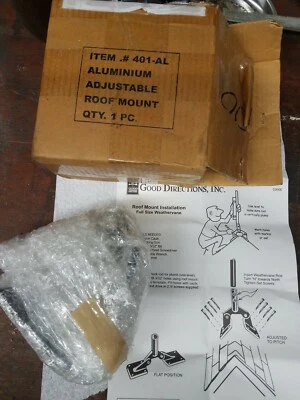 Good Directions 401AL Adjustable Aluminum Weathervane Roof Mount - Image 1 of 4