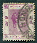Hong Kong 1946 50C Reddish Purple Sg153b Used Ng King George Vi Kgvi #A05