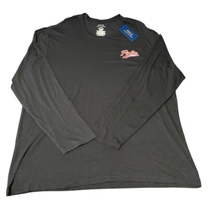 Polo Ralph Lauren "Polo" Logo Long Sleeve Jersey Knit Sleep T-Shirt L/XL Black - Picture 1 of 5