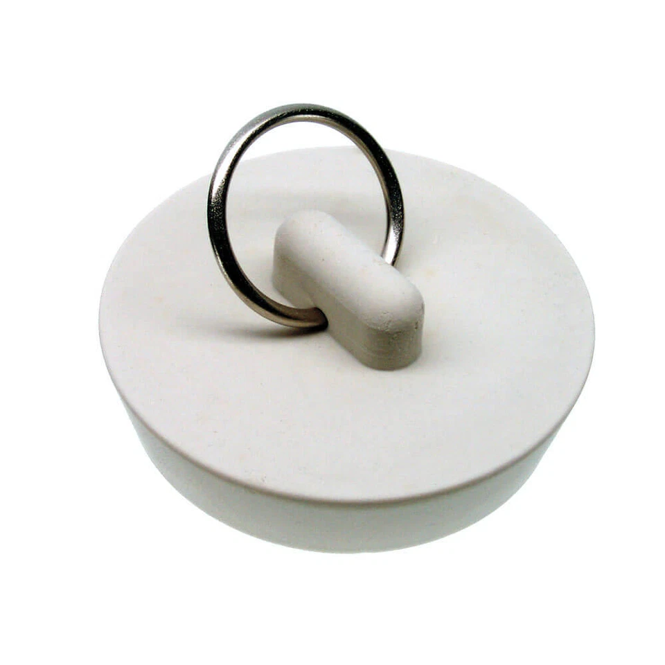 Danco 80228 1-5/8-Inch Rubber Drain Stopper, White - Image 1 of 1