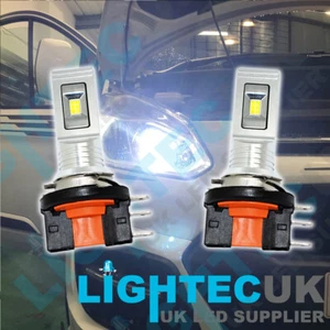 2x H15 DRL FORD TRANSIT SEOUL CHIP WHITE LED CANBUS ERROR FREE HEADLIGHT BULBS - Picture 1 of 4