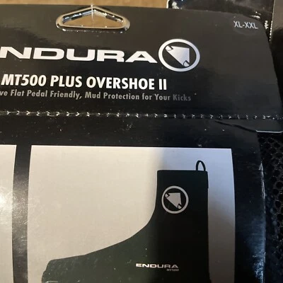全新 Endura MT500 II 自行车 Overshoe L XL XXL MTB 平底鞋 Fat Winter Commuter 全新带标签 — 第 1/4 张图片