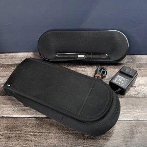 Philips SBD7500 30 Pin iPod iPhone Speaker Dock Black w/ Soft Case & Power Cord - Picture 1 of 10