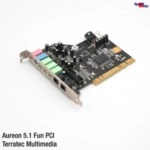 Carte Son PCI TERRATEC AUREON 5.1 FUN OPTIQUE IN OUT SOUND BLASTER - Photo 1/5